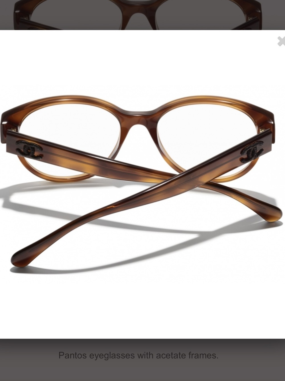 CHANEL Pantos Eyeglasses - Light Tortoise